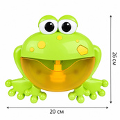 Іграшка для купання "Жабка" X18002 Bubble Frog, зі звуковими ефектами. Зображення №2 Іграшка для купання "Жабка" X18002 Bubble Frog, зі звуковими ефектами. Зображення №2