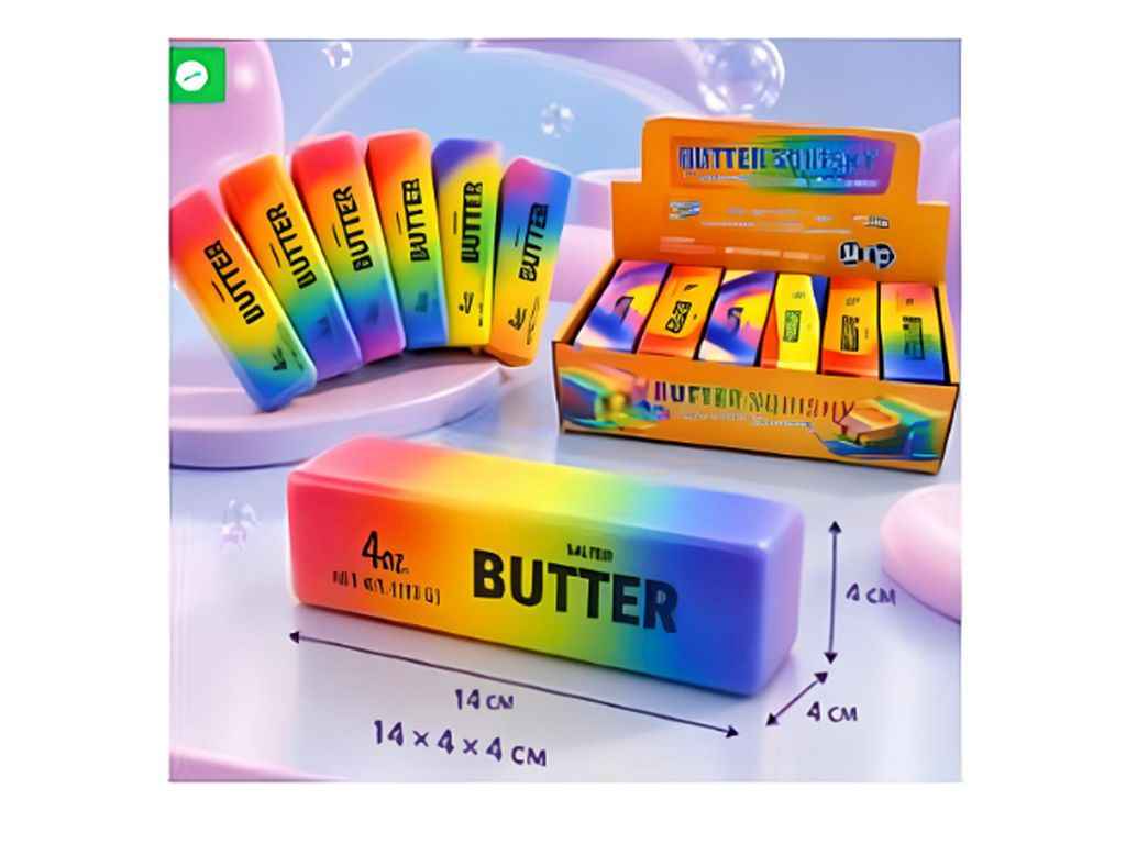 Антистрес-cківш Butter Salted ombre 14*4*4см SD41324 ТМ КИТАЙ Антистрес-cківш Butter Salted ombre 14*4*4см SD41324 ТМ КИТАЙ