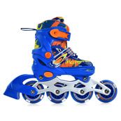 Детские раздвижные ролики A4149-XS-BL, размер 27-30. Изображение №4 Детские раздвижные ролики A4149-XS-BL, размер 27-30. Изображение №4