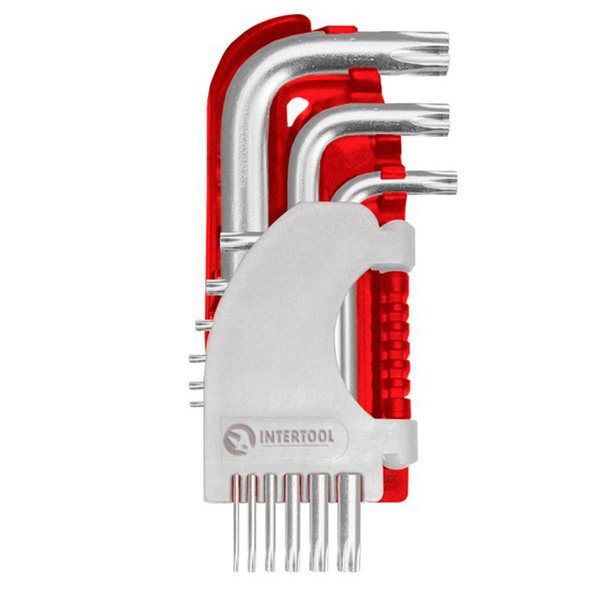 Набор Г-образных шестигранных ключей 9шт, 10-50мм, Small Intertool (10шт/уп) Набор Г-образных шестигранных ключей 9шт, 10-50мм, Small Intertool (10шт/уп)