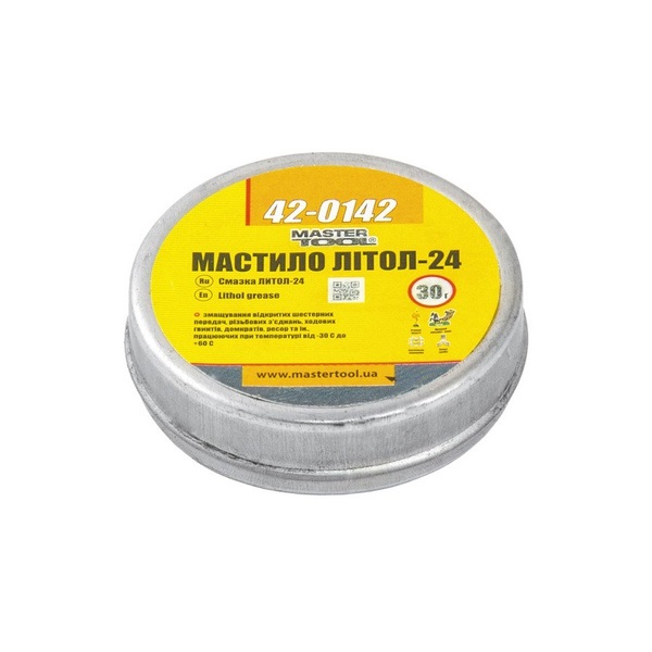 Масло универсальное ЛИТОЛ-24 30г Mastertool жесть Масло универсальное ЛИТОЛ-24 30г Mastertool жесть
