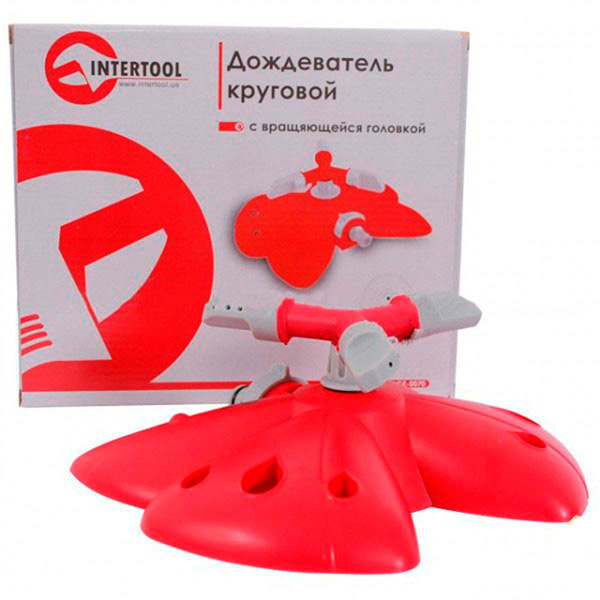 Дощувач обертовий з поворотною головкою на базі PP INTERTOOL Дощувач обертовий з поворотною головкою на базі PP INTERTOOL
