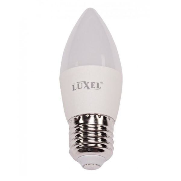 Лампа LED C37 6W (60Вт) E27 4000K LUXEL 24 міс. Лампа LED C37 6W (60Вт) E27 4000K LUXEL 24 міс.