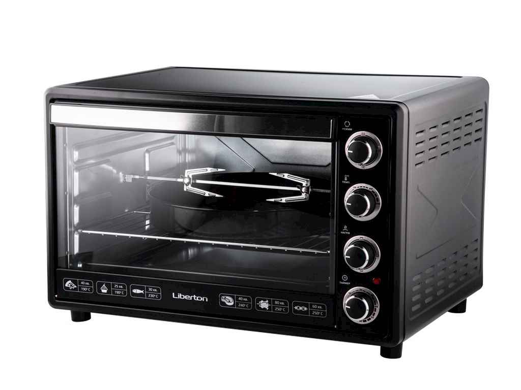 Електродуховка 2200Вт 65л LEO-650 Black ТМ LIBERTON Електродуховка 2200Вт 65л LEO-650 Black ТМ LIBERTON