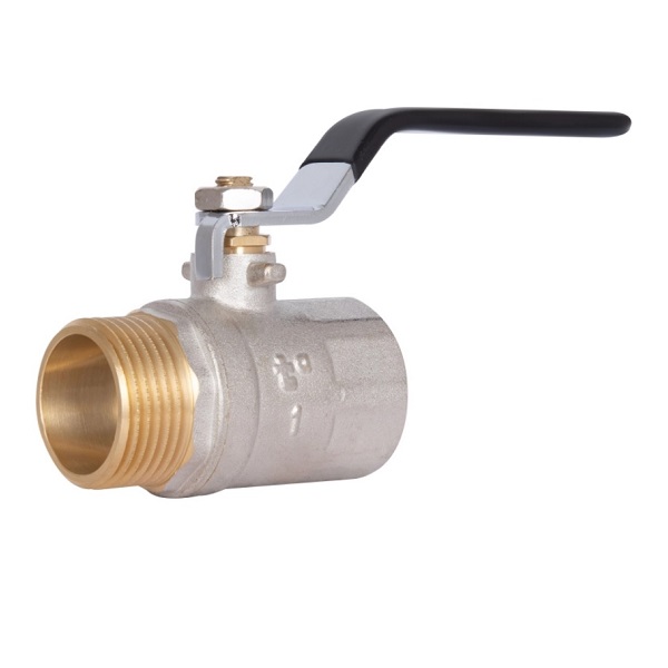 Кран шаровой прямой латунный никелированный рычаг PN40 1"вз SD605W25 Base Thermo Alliance Кран шаровой прямой латунный никелированный рычаг PN40 1"вз SD605W25 Base Thermo Alliance