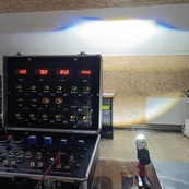 Лампа LED Міні Лінзи H4 D35мм 90/170w 10000/18000Lm 6000K 3570+3570 Chips 12v Canbus шторка "M01W". Зображення №5
