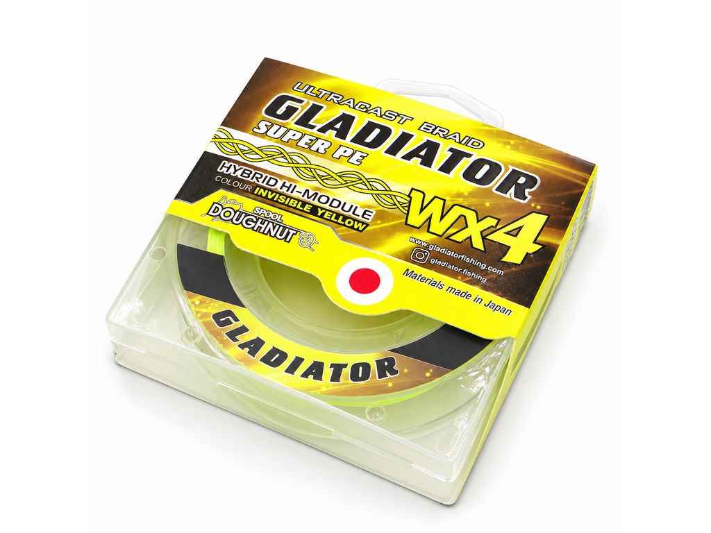 Шнур 0,18 мм 13,09кг 135м yellow 4-х жильний ТМ GLADIATOR Шнур 0,18 мм 13,09кг 135м yellow 4-х жильний ТМ GLADIATOR
