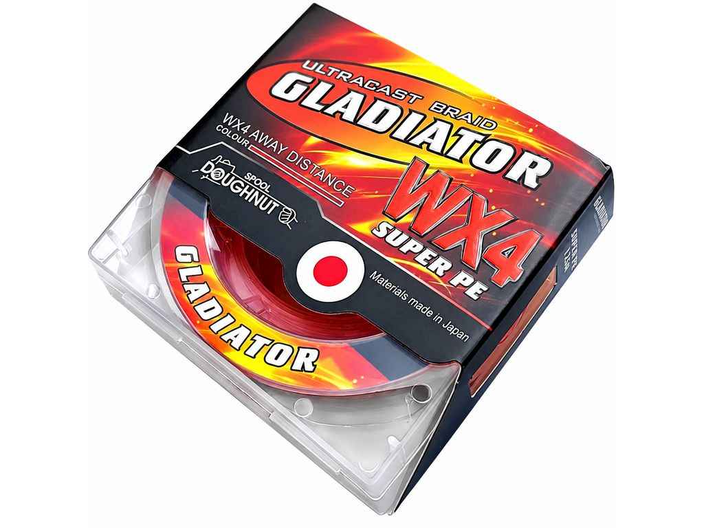 Шнур 0,06 мм 4,5кг 125 м orange 4-х жильний ТМ GLADIATOR Шнур 0,06 мм 4,5кг 125 м orange 4-х жильний ТМ GLADIATOR