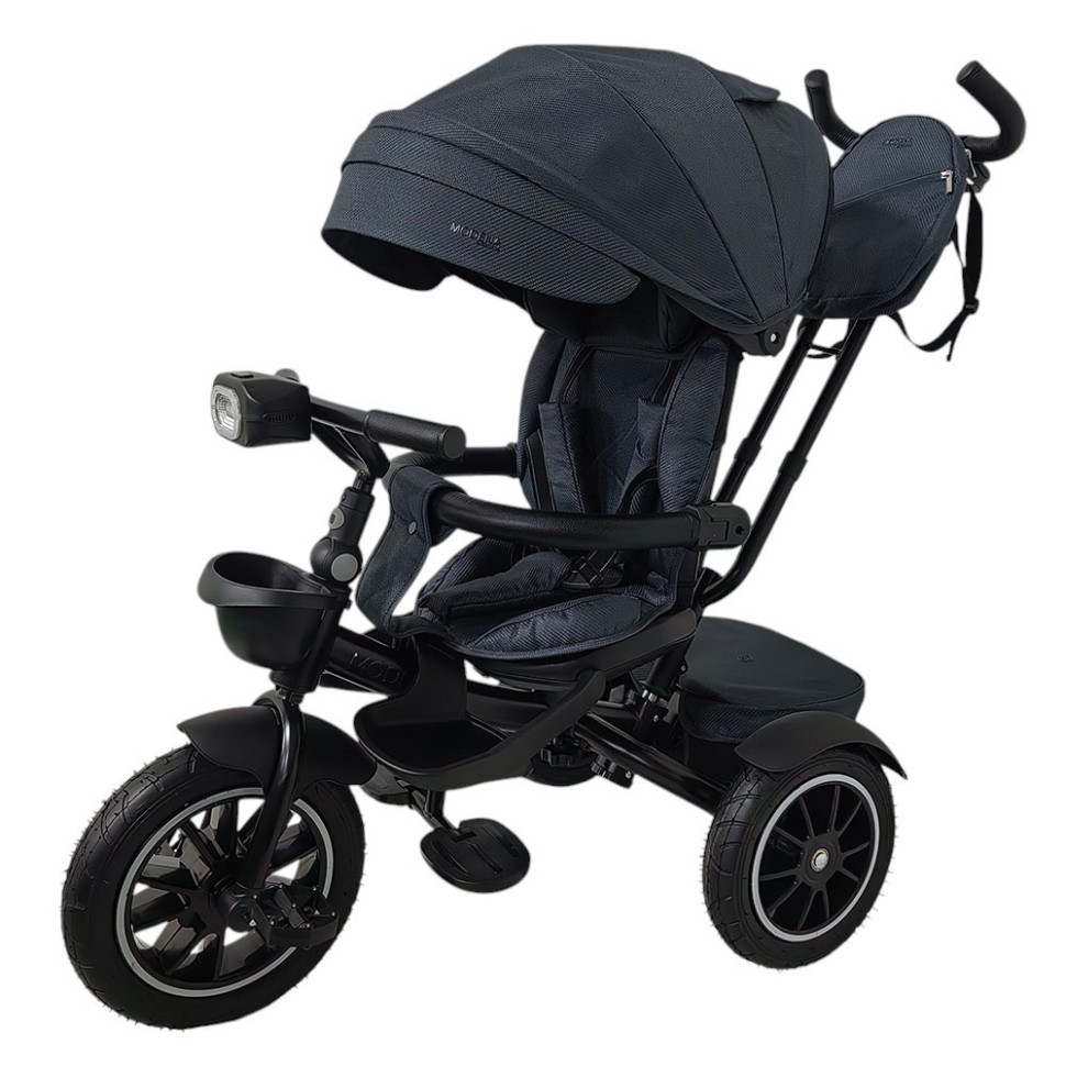 Дитячий триколісний велосипед MODENA ME 1193 Dark Gray, з батьківською ручкою Дитячий триколісний велосипед MODENA ME 1193 Dark Gray, з батьківською ручкою