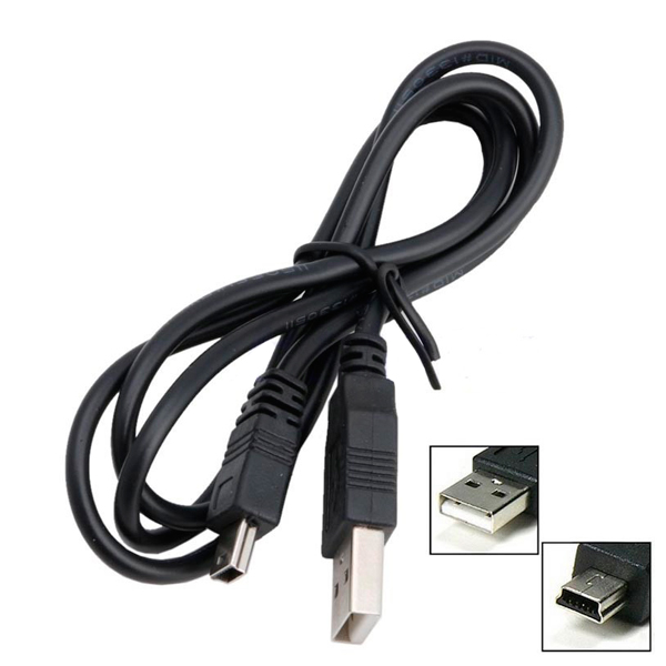 Шнур USB-miniUSB 1м. черный Шнур USB-miniUSB 1м. черный