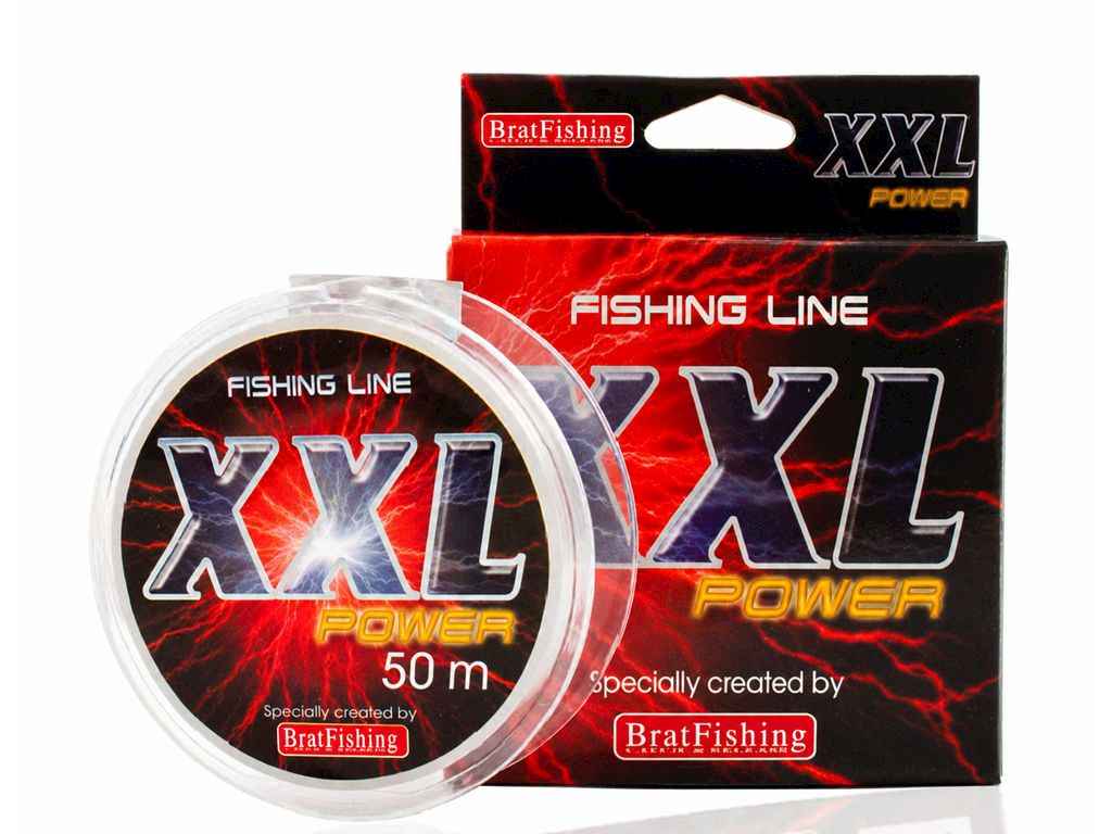 Лiска POWER XXL 0,28мм 9,75кг 50м POWER XXL 50m / 0.28mm ТМ BRATFISHING Лiска POWER XXL 0,28мм 9,75кг 50м POWER XXL 50m / 0.28mm ТМ BRATFISHING
