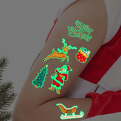 Набор временных тату «Рождество №2» kids-tatto-set10-2-christmass, светящихся, 12 x 7 см. Изображение №2 Набор временных тату «Рождество №2» kids-tatto-set10-2-christmass, светящихся, 12 x 7 см. Изображение №2