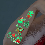 Набор временных тату «Рождество №2» kids-tatto-set10-2-christmass, светящихся, 12 x 7 см. Изображение №3 Набор временных тату «Рождество №2» kids-tatto-set10-2-christmass, светящихся, 12 x 7 см. Изображение №3