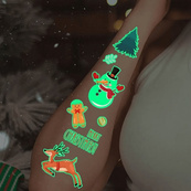 Набор временных тату «Рождество №2» kids-tatto-set10-2-christmass, светящихся, 12 x 7 см. Изображение №5 Набор временных тату «Рождество №2» kids-tatto-set10-2-christmass, светящихся, 12 x 7 см. Изображение №5