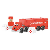 Детский металлический конструктор "Нова Пошта" 1416TXK, 135 деталей. Изображение №8