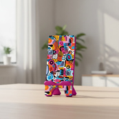 Підставка для телефону VG3001-10 міцна дерев'яна основа (МДФ). Зображення №2