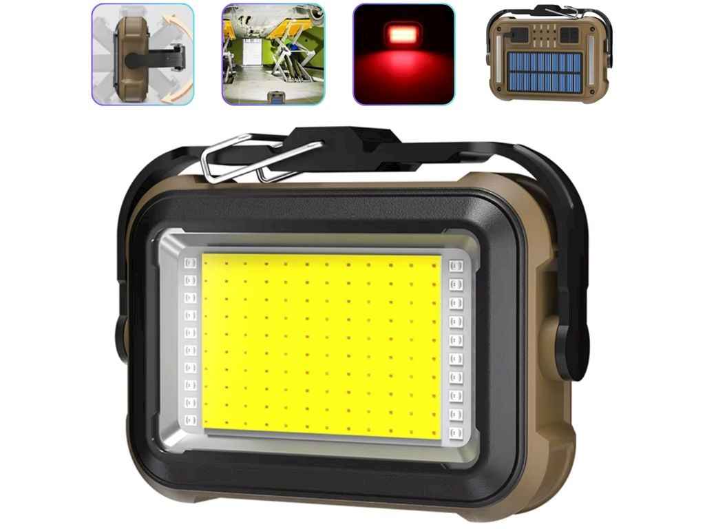Ліхтар для кемпінгу 4500-6500K TZD-01-COB(WhiteYellowRedBlue)-PRO, Power Bank, сонячна батарея, ЗУ Type-C АКБ ТМ КИТАЙ Ліхтар для кемпінгу 4500-6500K TZD-01-COB(WhiteYellowRedBlue)-PRO, Power Bank, сонячна батарея, ЗУ Type-C АКБ ТМ КИТАЙ