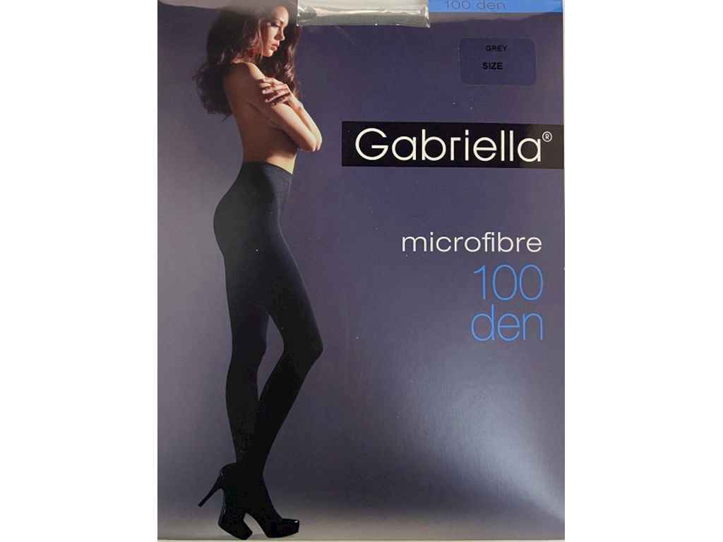 Колготки 100DEN сірий поліамід GABRIELLA 124 Microfibre р.3 ТМ Premier Socks Колготки 100DEN сірий поліамід GABRIELLA 124 Microfibre р.3 ТМ Premier Socks