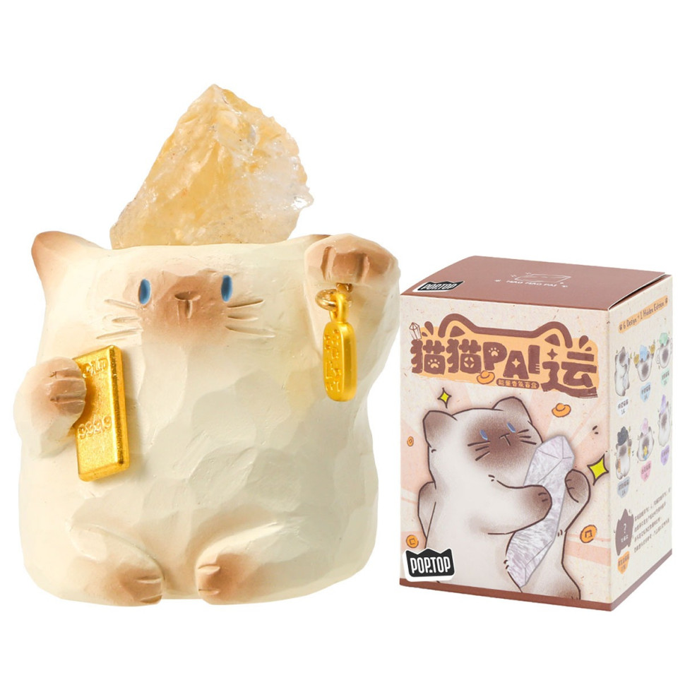 Коллекционная фигурка-сюрприз «Энергия удачи» W1244-8 серии «Cat PAI» Коллекционная фигурка-сюрприз «Энергия удачи» W1244-8 серии «Cat PAI»