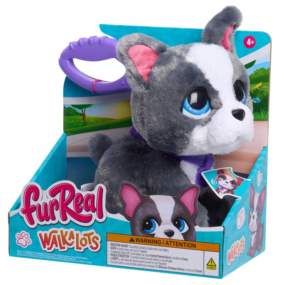 Інтерактивна іграшка "Французький бульдог" Furreal 28161 серії "Walk-a-Lots" Інтерактивна іграшка "Французький бульдог" Furreal 28161 серії "Walk-a-Lots"