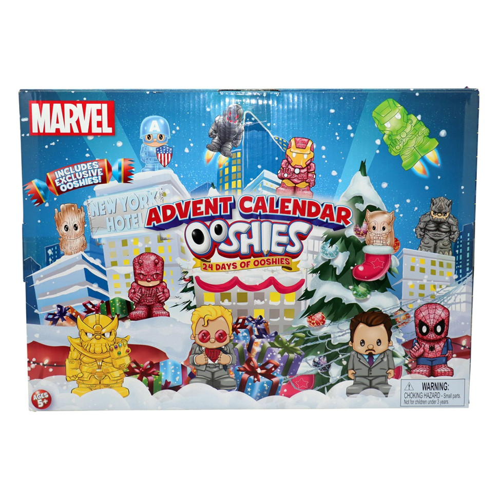 Набор игровых фигурок «АДВЕНТ-КАЛЕНДАРЬ МАРВЕЛ» OOSHIES 23296, 24 фигурки Набор игровых фигурок «АДВЕНТ-КАЛЕНДАРЬ МАРВЕЛ» OOSHIES 23296, 24 фигурки