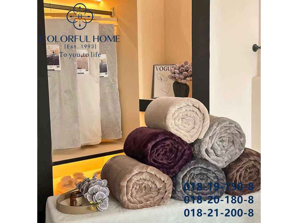 Плед 150*200 микрофибра серый арт.018-19 ТМ COLORFULHOME Плед 150*200 микрофибра серый арт.018-19 ТМ COLORFULHOME