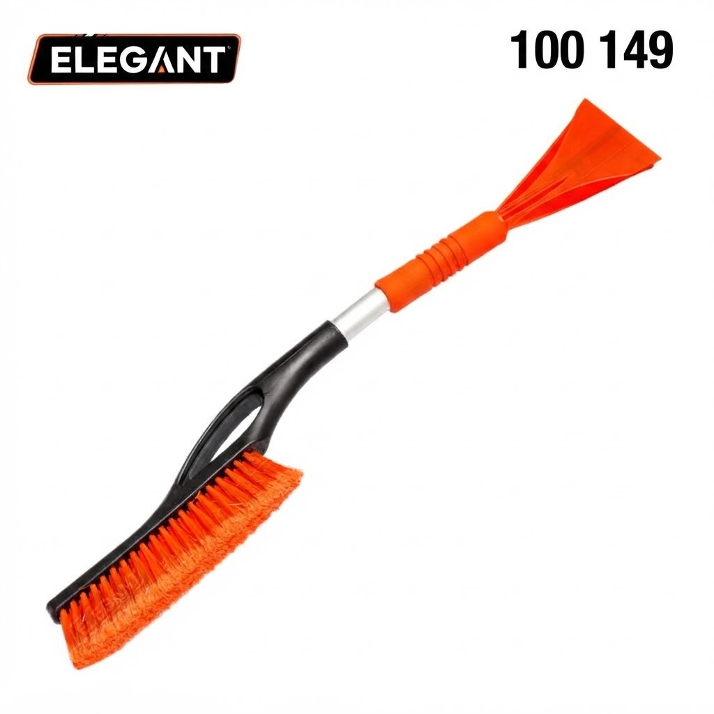 Скребок+Щітка для снігу з ручкою 64см "Elegant" 100 149 Скребок+Щітка для снігу з ручкою 64см "Elegant" 100 149
