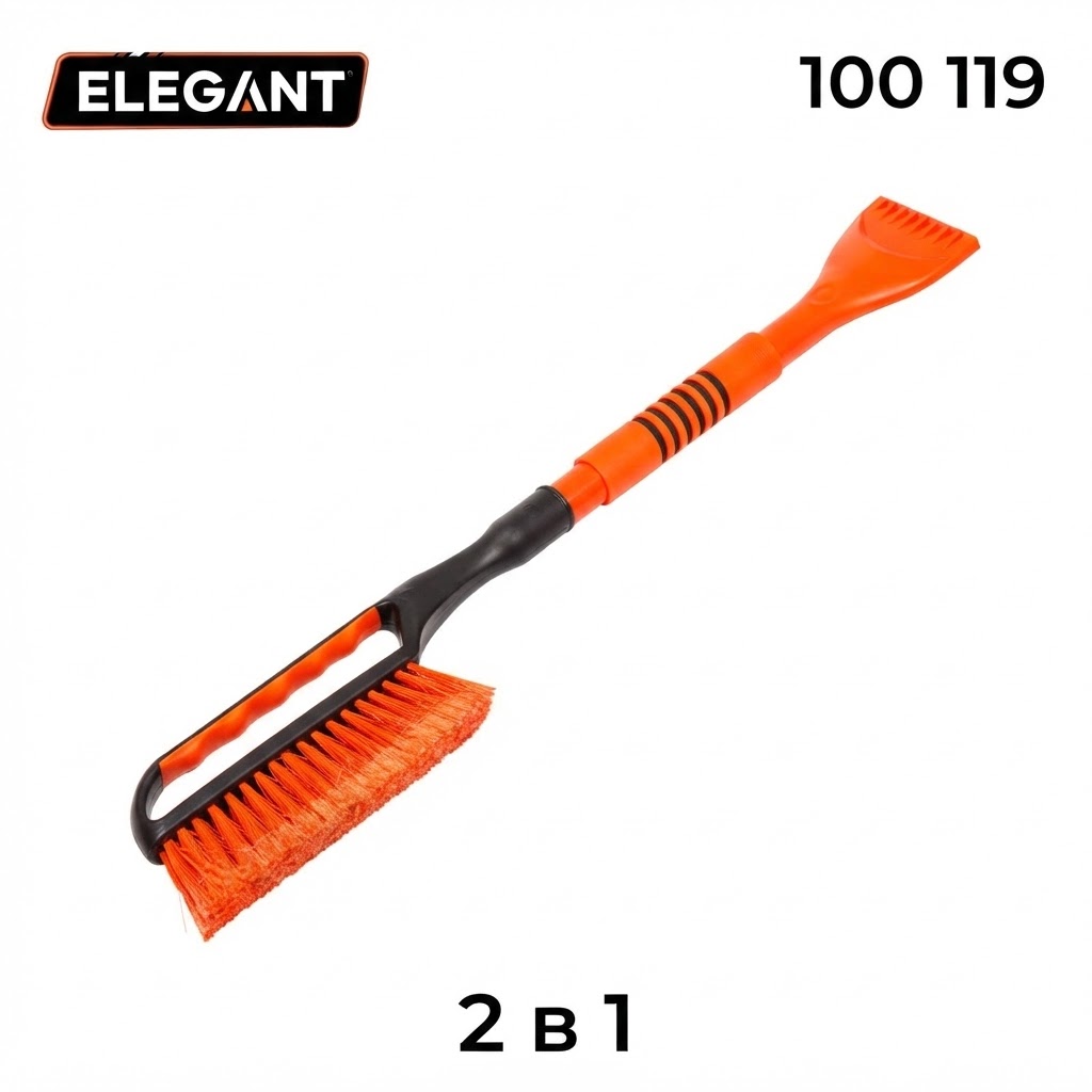 Скребок+Щетка для снега 67 см 2в1 "Elegant" EL 100 119 Скребок+Щетка для снега 67 см 2в1 "Elegant" EL 100 119