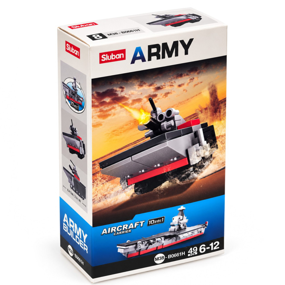 Детский конструктор "Aircraft carrier" M38-B0661-8, 40 деталей Детский конструктор "Aircraft carrier" M38-B0661-8, 40 деталей