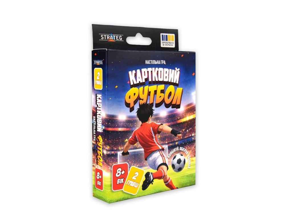 Гра настільна Картковий футбол (31204) ТМ STRATEG Гра настільна Картковий футбол (31204) ТМ STRATEG