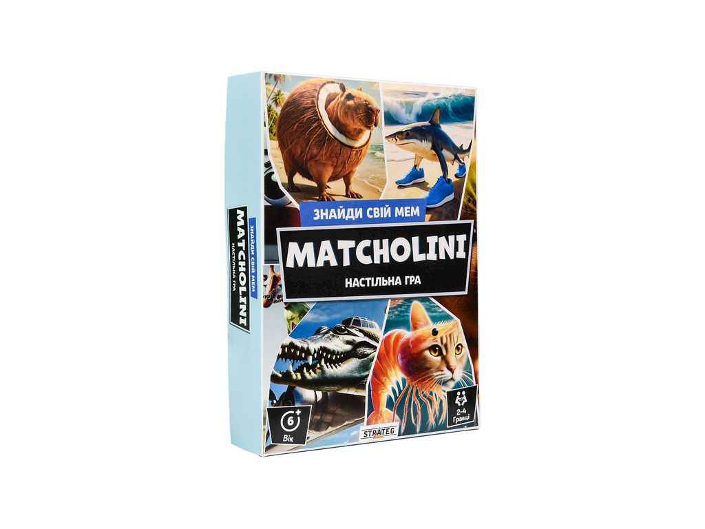 Игра настольная Настольная игра: MATCHOLINI (Мачолини) (30919) ТМ STRATEG Игра настольная Настольная игра: MATCHOLINI (Мачолини) (30919) ТМ STRATEG
