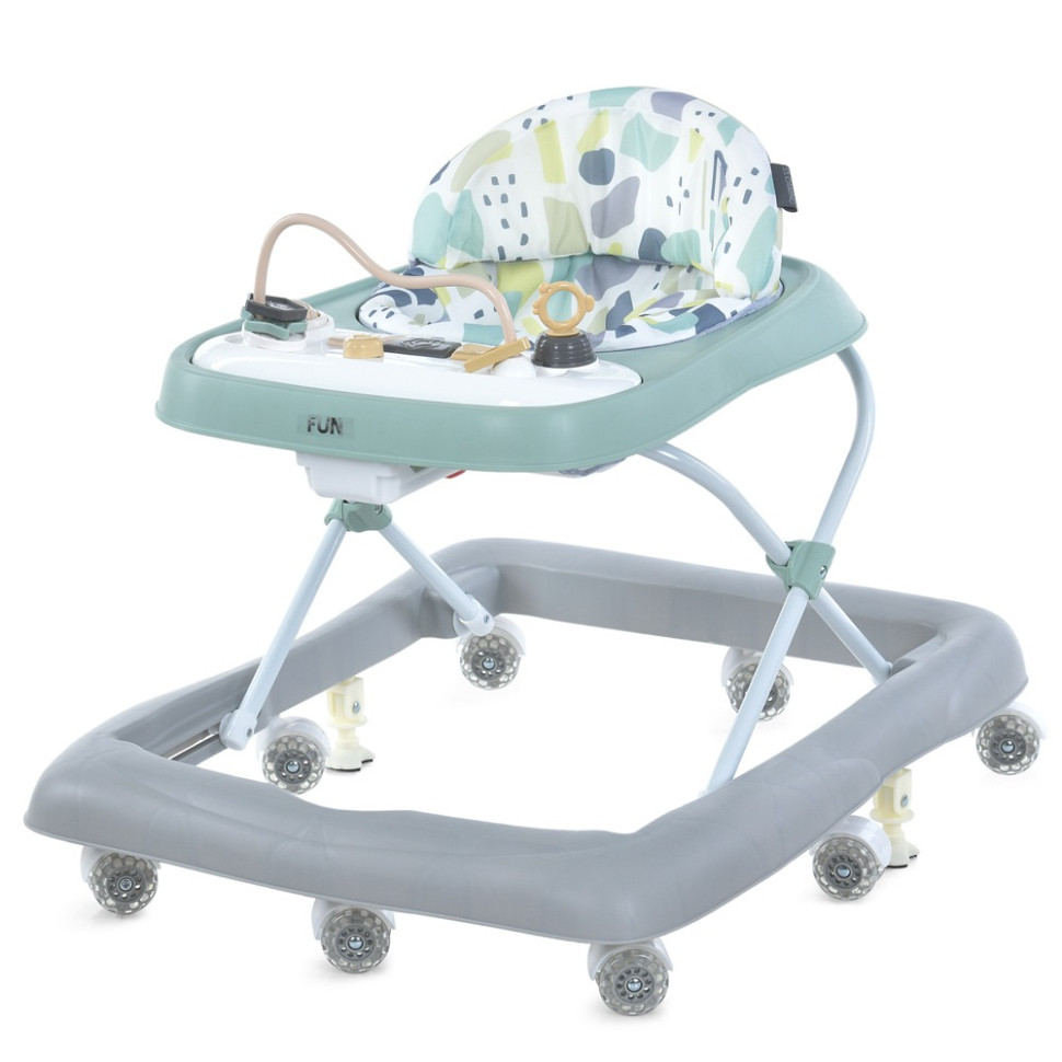 Ходунки дитячі FUN ME 1184 Green, світлові та звукові ефекти Ходунки дитячі FUN ME 1184 Green, світлові та звукові ефекти