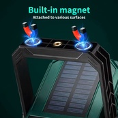 Фонарь кемпинговый X-Balong ZLY-018, 3600mAh, встроенный аккумулятор, солнечная панель, магнит. Изображение №3