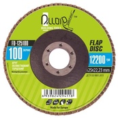 Круг пелюстковий торцевий 125мм, зерно 100 "Alloid" (10) FD-125100. Зображення №2