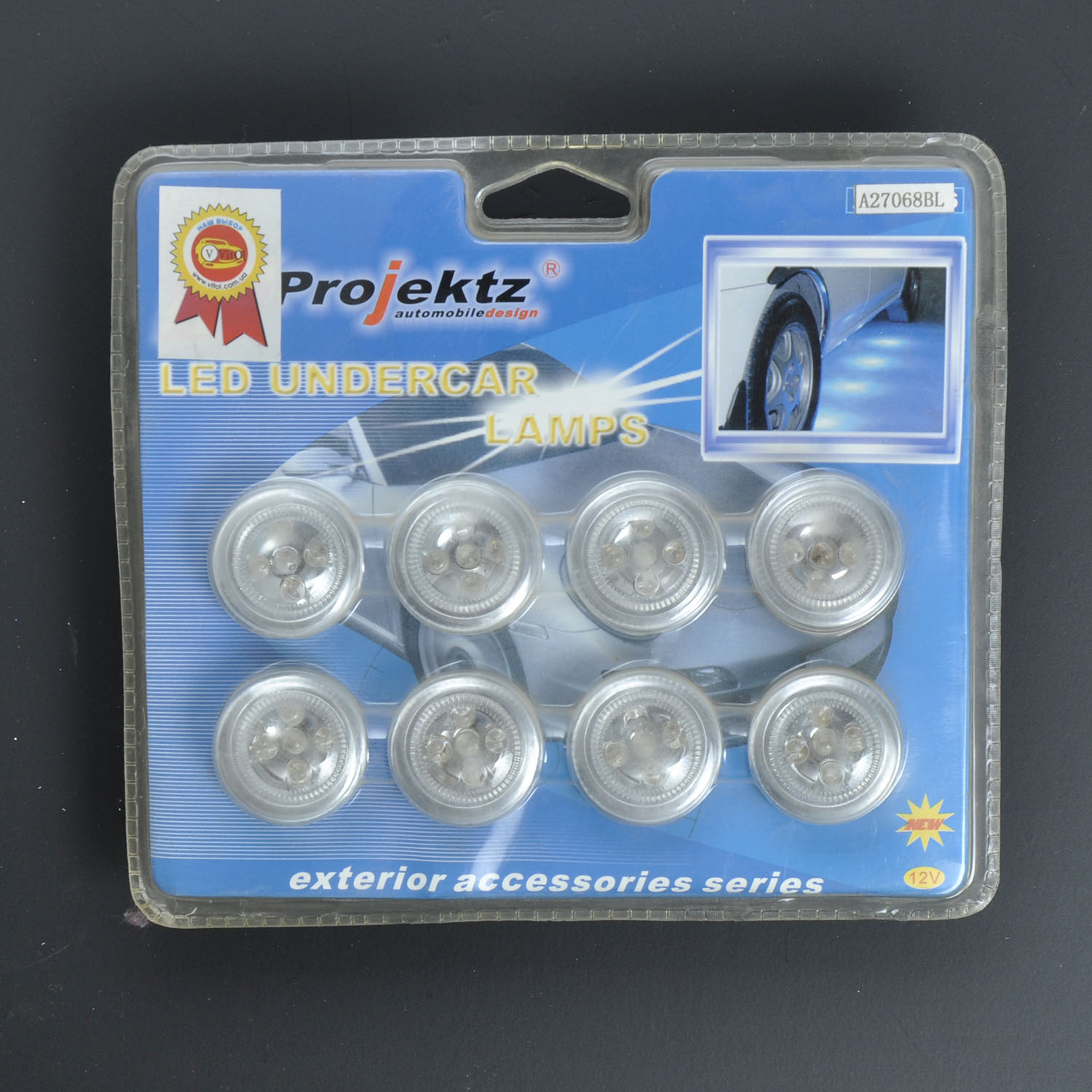Підсвічування днища точкове зелене 8шт (40-LED) А27068 GR РОЗПРОДАЖ Підсвічування днища точкове зелене 8шт (40-LED) А27068 GR РОЗПРОДАЖ