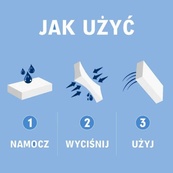 Губка меламиновая 6х10х2 см "К2" Magic Sponge (K290). Изображение №4