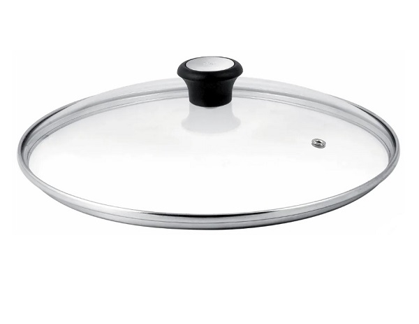 Кришка скляна 26см для каструль, сковорідок, з ручкою Tefal бакелит, прозора Кришка скляна 26см для каструль, сковорідок, з ручкою Tefal бакелит, прозора