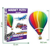 Набір магнітів Magdum Baby puzzle Транспорт ML4031-24 EN. Зображення №6