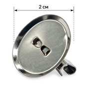 Металева заготовка для значків Badge-20mm діаметр 2 см. Зображення №2 Металева заготовка для значків Badge-20mm діаметр 2 см. Зображення №2