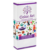 Набір брелків для алмазної мозаїки "Метелики на соняшниках" ColorArt BR52 інструменти, алмази, основа 6 шт. Зображення №3