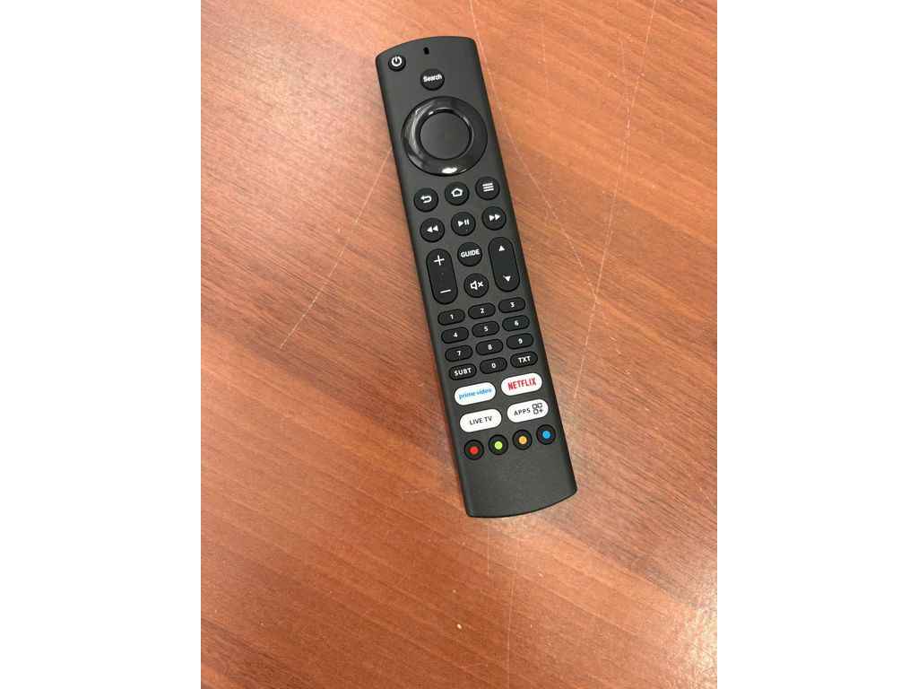 Пульт дистанційного керування для Smart TV / Fire TV, Netflix, Prime Video, Live TV, чорний ТМAmazon Пульт дистанційного керування для Smart TV / Fire TV, Netflix, Prime Video, Live TV, чорний ТМAmazon