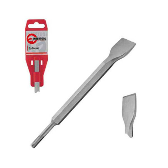 Зубило 280*25*17мм SDS-Plus плоское Intertool Зубило 280*25*17мм SDS-Plus плоское Intertool