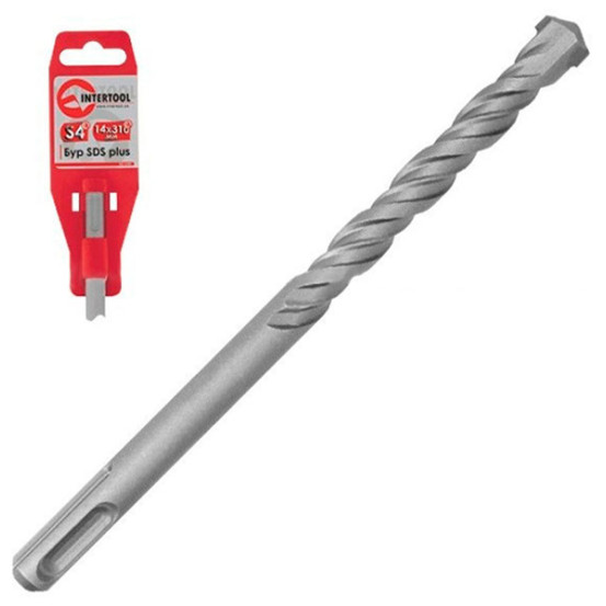 Бур SDS-Plus 6*310мм Intertool, S4 Бур SDS-Plus 6*310мм Intertool, S4