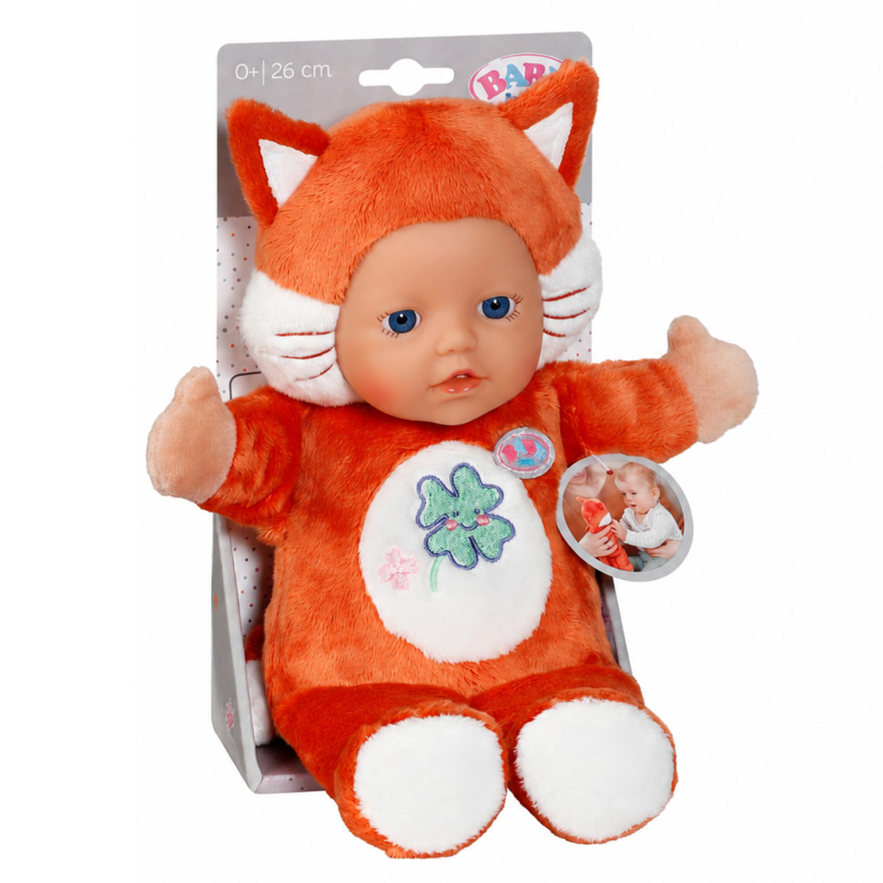 М'яконабивна лялька Лисенятко BABY born 836606 серії "For babies", 26 см М'яконабивна лялька Лисенятко BABY born 836606 серії "For babies", 26 см