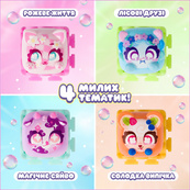 Колекційна іграшка фіджет-клікер Кейкапікі Clickeez 940853 серії Bubble Pops S3. Зображення №4