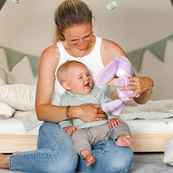 Мягкая кукла Зайчонок BABY born 837443 серии "For babies", 26 см. Изображение №7 Мягкая кукла Зайчонок BABY born 837443 серии "For babies", 26 см. Изображение №7