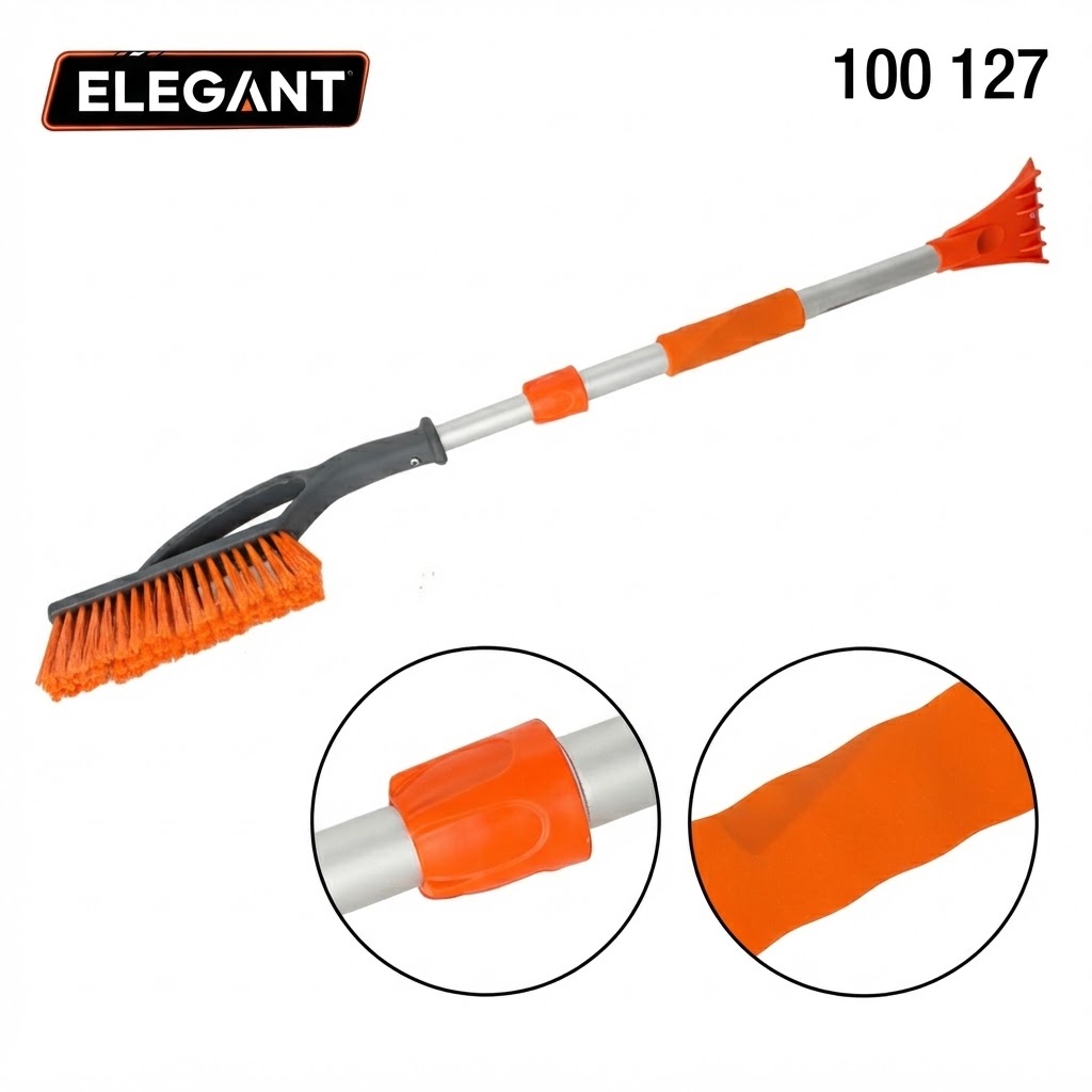 Скребок+Щітка+Телескоп 90-120 "Elegant" EL 100 127 3 ряди (12шт/ящ) Скребок+Щітка+Телескоп 90-120 "Elegant" EL 100 127 3 ряди (12шт/ящ)